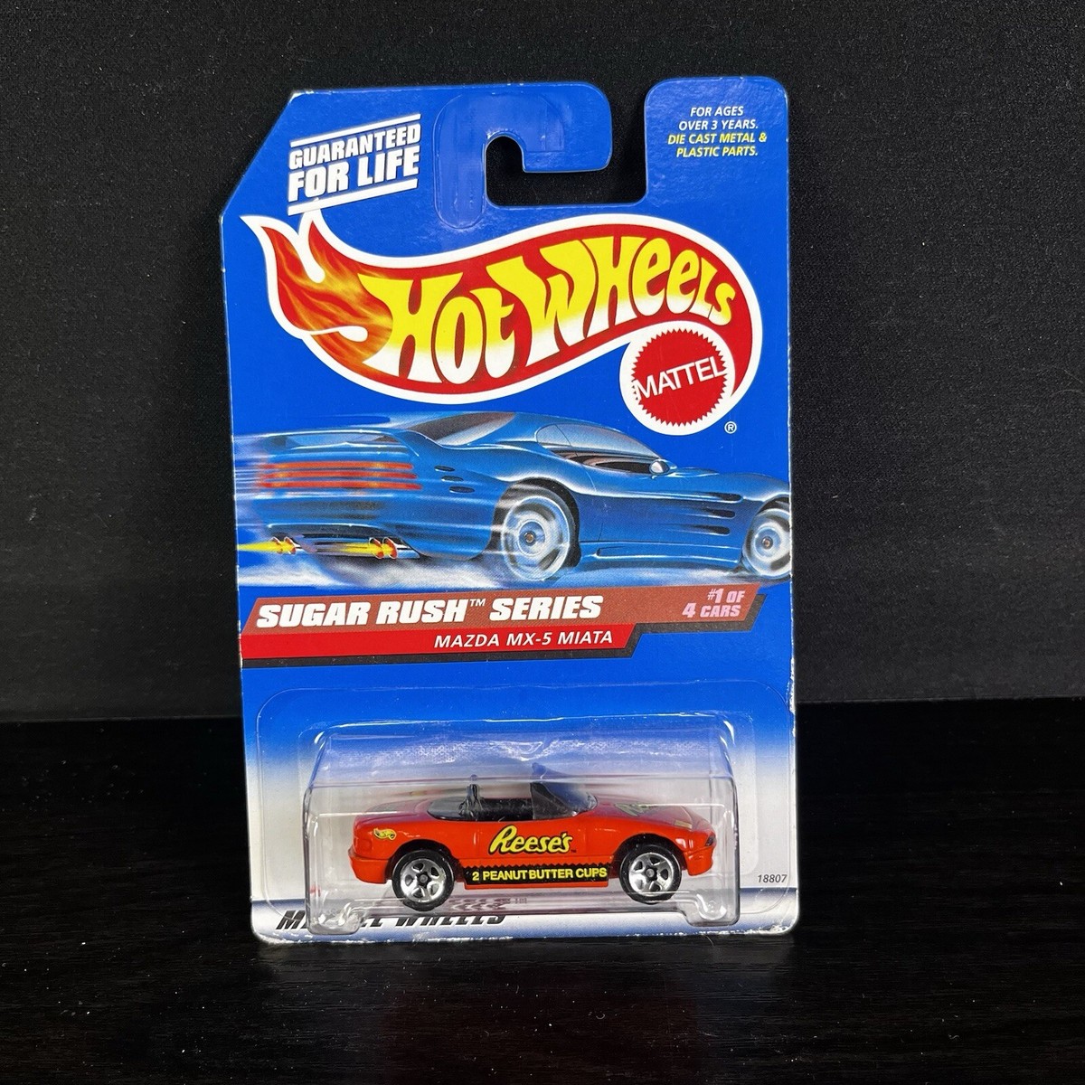 Hot Wheels 1998 Sugar Rush Series Orange Reese's Mazda MX-5 Miata