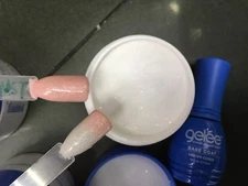 LeChat Gelee Stardust  Powder Gel- Stardust 2oz/60gm #GLSP01 +base Gel