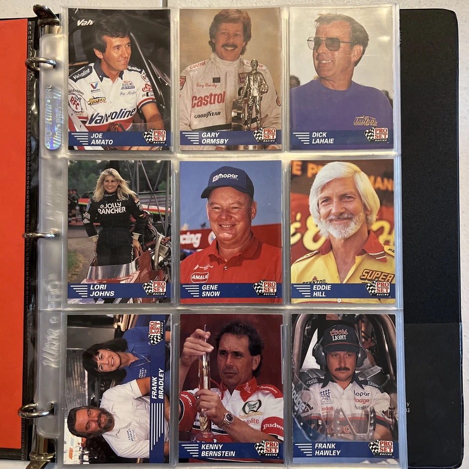 1991 Pro Set NHRA Winston Drag Racing 130 Card Set 2 John Force Autograph Cards! - Image 3 of 4
