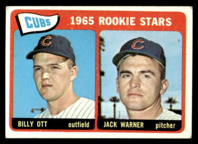 1965 Topps Cubs Rookie Stars Billy Ott/Jack Warner #354 VG-EX XX5059