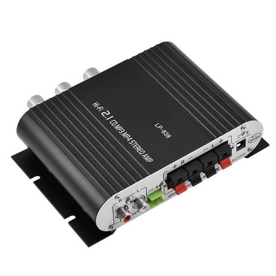 2 Channel 12v 15w Bass Amplifier Stereo Amplifier Small Amplifier Car Home Au...