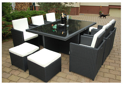 Poly Rattan Gartenmobel 6 4 Schwarz Ragnarok Mobeldesign Garten Garnitur Mobel Ebay Rattan Gartenmöbel Schwarz