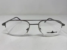 Trend Spotter 53 MATTE GUNMETAL 56-15-140 Metal Half Rim Eyeglasses Frame KW20
