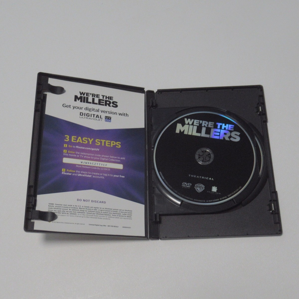 We're the Millers DVD Movie Extended Cut Disc Special Edition
