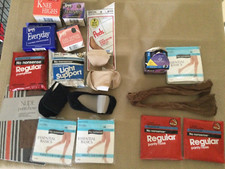 Mixed Lot of Vintage Pantyhose  Knee High Stockings  Peds