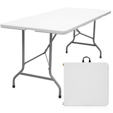 Byliable Folding Table 6ft Portable Heavy Dut...