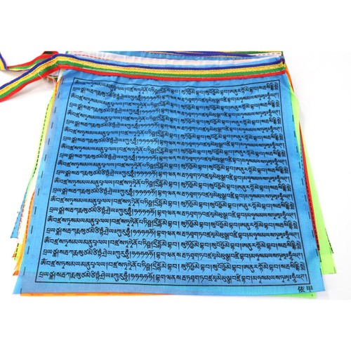 Religious Flag Tibetan Buddhist Prayer Flag Tibet Lung Ta Banner Scriptures .SN - Picture 3 of 12