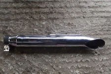 UNIVERSAL FITTING RHS SLASH CUT TURN OUT SILENCER MAY FIT HARLEY YAMAHA HONDA 10