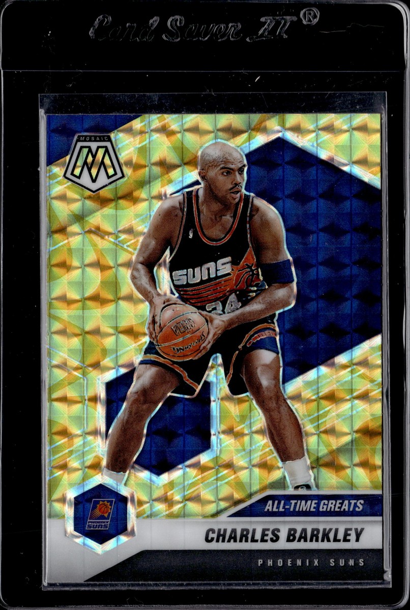 ❁181881❁ 2020-21 Panini Mosaic Charles Barkley #281 Mosaic Reactive Yellow