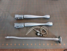 LOT OF VINTAGE RADIO MICROPHONES Lafayette Mic Parts Stick Stand Atlas