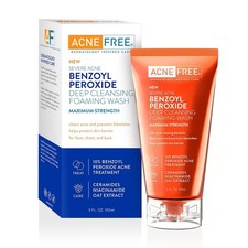 AcneFree Severe Acne 10 Benzoyl Peroxide Foaming Cleansing Wash, 5 Ounce