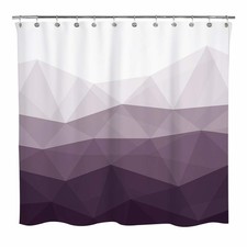 Sunlit Designer Shower Curtain, Popular 72"W x 72"L Pack of 1 , Purple