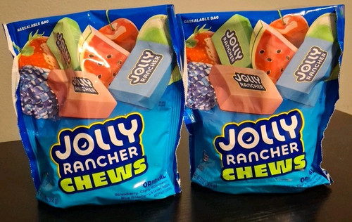 2 Pack Jolly Rancher Original Chews Resealable Bags 13 Oz Each - Picture 1 of 5