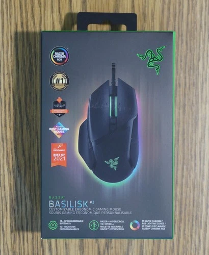 NEW RAZER BASILISK V3 GAMING MOUSE FREE S&H