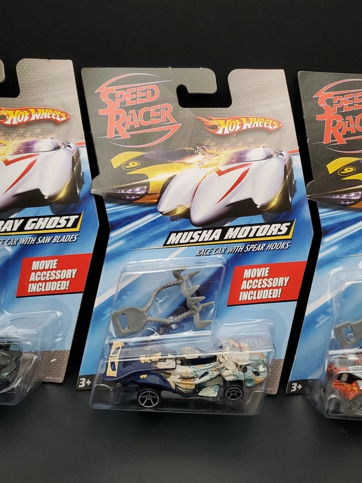 Hot Wheels Speed Racer Snake Oiler, Gray Ghost & Musha Motors Lot Of 3 - Image 4 of 4