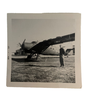 Vintage 1957 De Havilland U-1A Otter Military Aircraft Photo Pratt Whitney