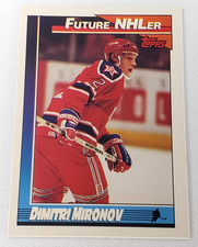 1991-92 Topps Hockey Future NHLer Dmitri Mironov RC #515 Toronto Maple Leafs