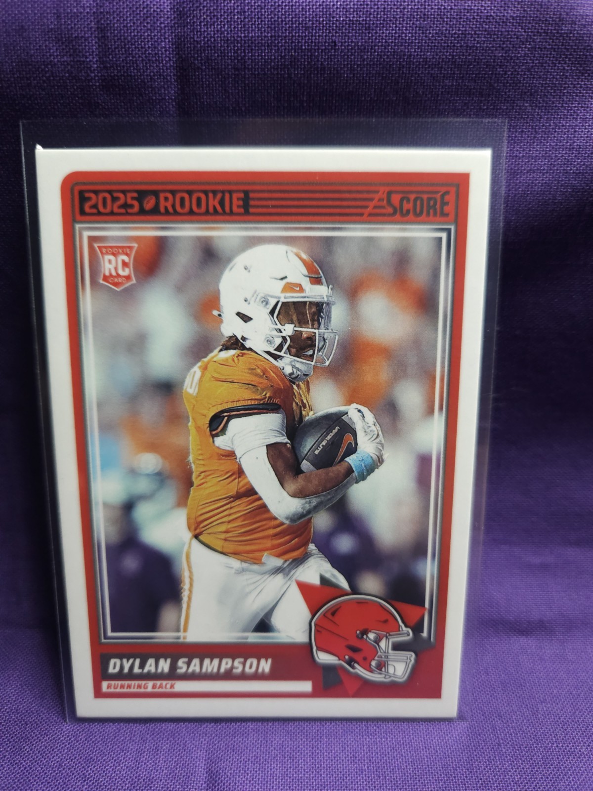 2025 Panini SCORE FOOTBALL #52 Dylan Sampson Base RC BROWNS