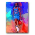 World B. Free #2 Art Card Limited 19/50 Edward Vela Signed (Philadelphia 76ers)
