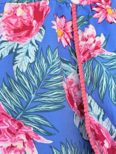 Ladies shorts Size 24 blue pink floral beach bottoms summer plus size- - Picture 6 of 15