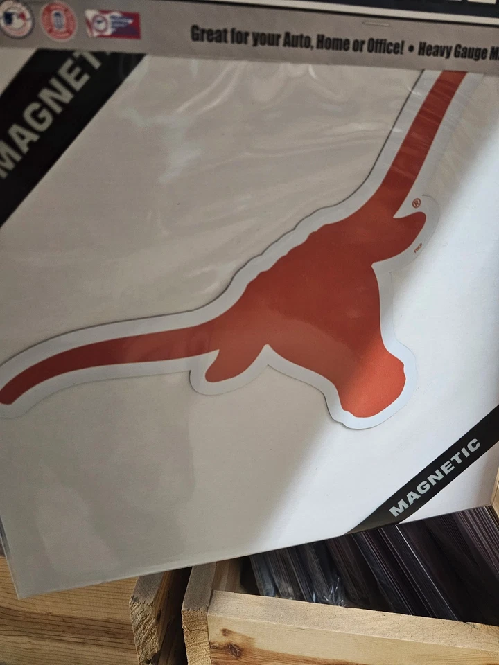 Capacete TEXAS LONGHORNS SEC NCAA ÍMÃ DE FUTEBOL CARRO ESCRITÓRIO 12 polegadas NOVO - Imagem 3 de 3