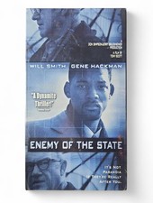 Enemy of the State VHS 1998 Will Smith R Action Thriller Movie