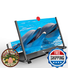 HUOZHI Screen Amplifier, Compatible with All Smartphones for Movie Videos Mobile