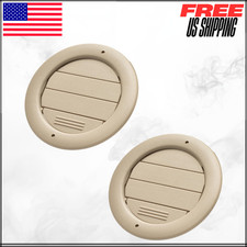 Roof Headliner AC Heater Air Vents Fits For Transit Roof Air AC Vent Beige 2PK