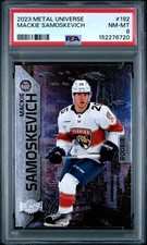 2023-24 Skybox Metal Universe - Rookies Mackie Samoskevich #192 (RC) PSA 8