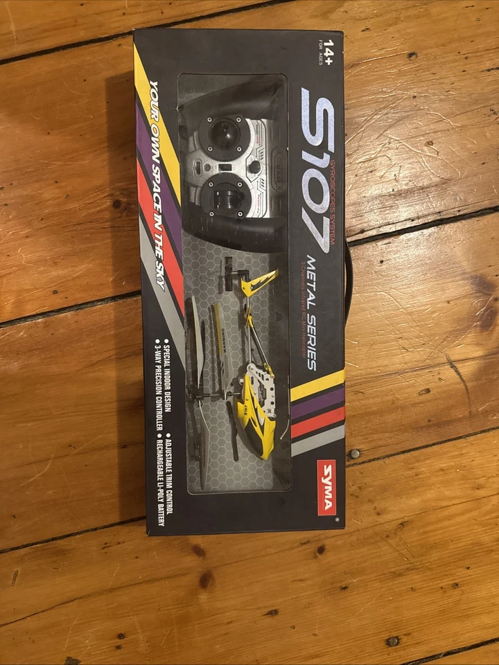 SYMA S107G Metal Series Gyroscope Infrared 3 Channels RC Mini Helicopter YELLOW - Image 3 of 3
