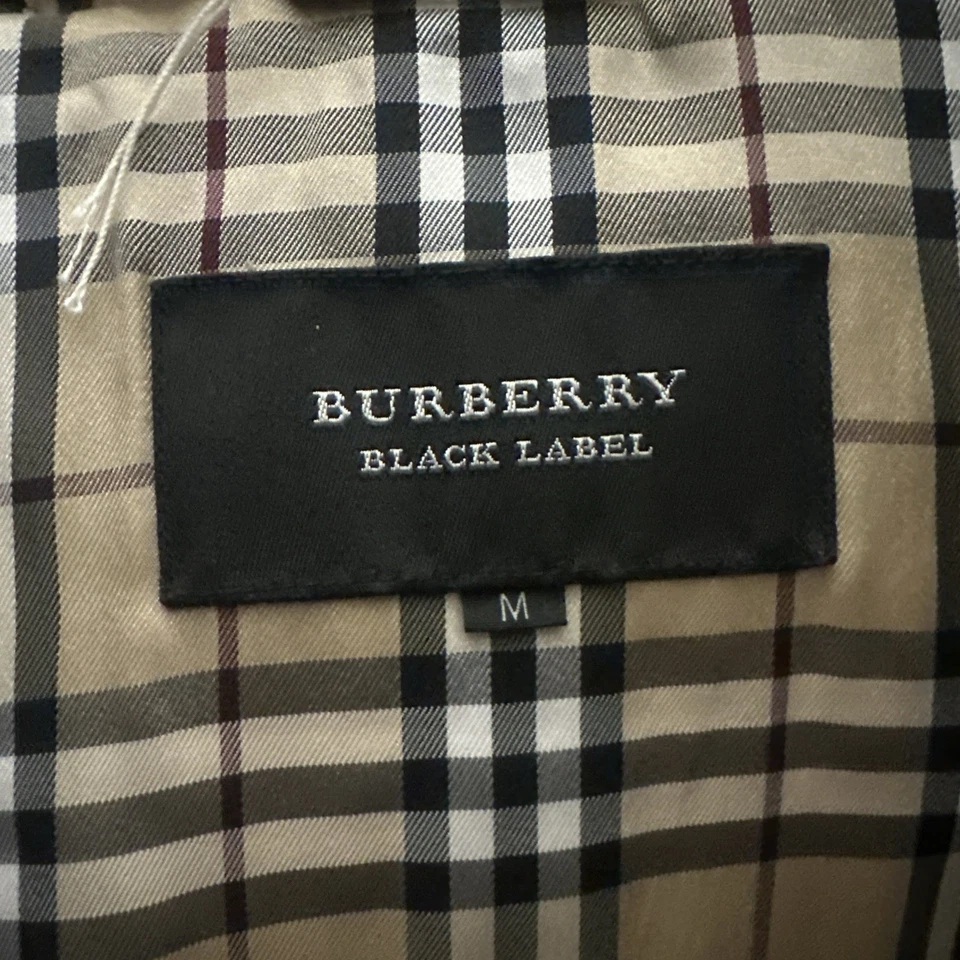 Burberry мужчин размер M куртка 562 Burberry вниз куртки молнии капюшон меха M внешний JPN - Изображение 2 из 4