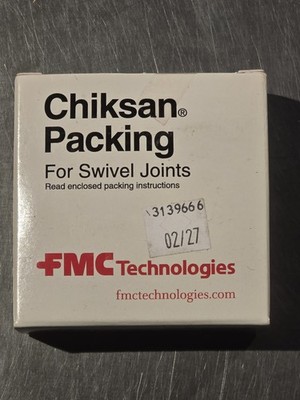 Genuine OEM TechnipFMC Chiksan Packing Part# 3139666 (IN DATE) - NEW
