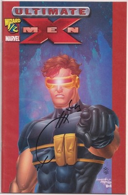 ULTIMATE X-MEN WIZARD #1/2 DYNAMIC FORCES SIGNED JOE QUESADA DF COA MARVEL