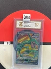 Pokemon S-Chinese CS4bC-145/132 Sword & Shield Rayquaza V Grade 10