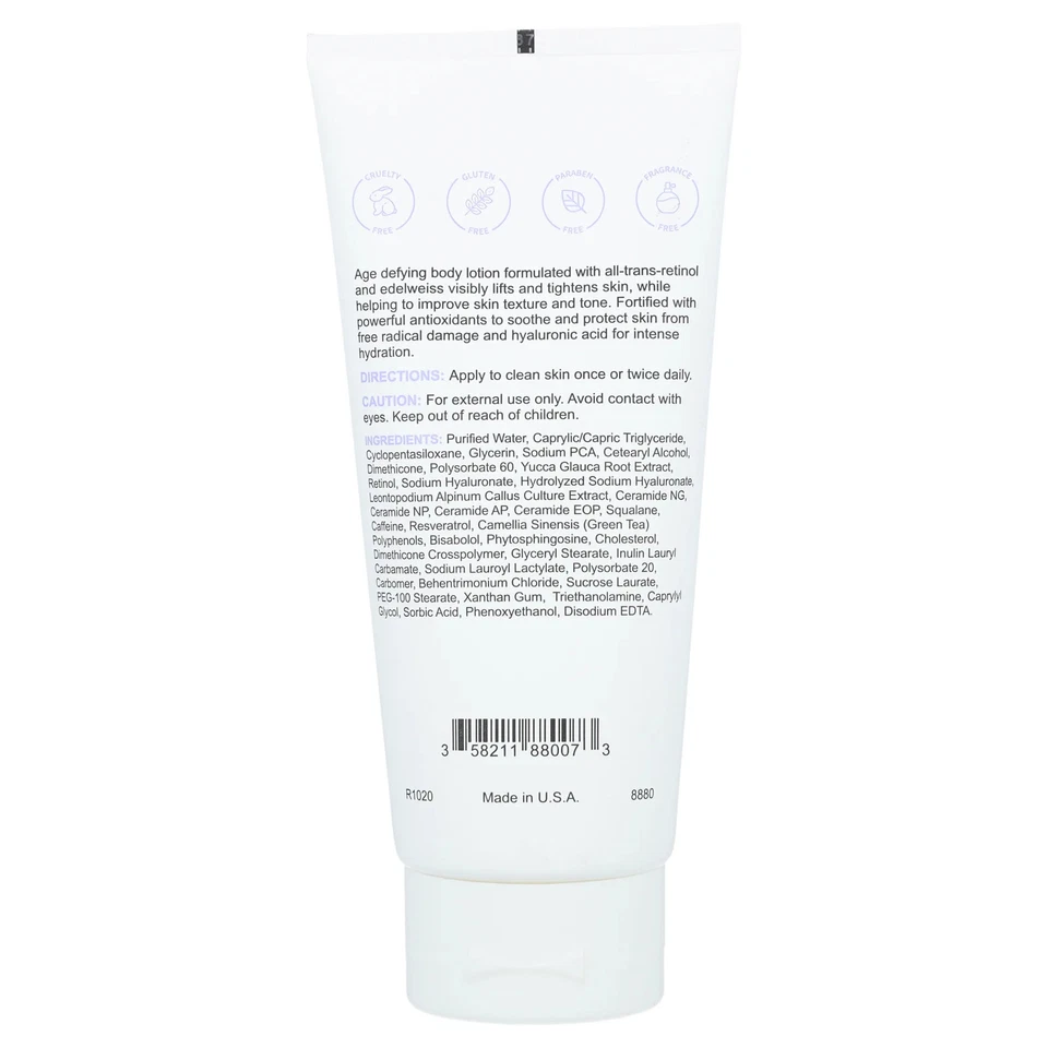 Loción corporal antienvejecimiento, retinol suave + tensa, 6,7 fl oz (200 ml) Foto 2 de 2