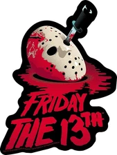 Stickers - C&D Visionary - Friday the 13th Logo 4.125"x5.5" NEW Decal Sign