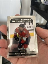 2021-22 O-Pee-Chee Platinum Matt Kiersted Marquee ROOKIE RC Card #255