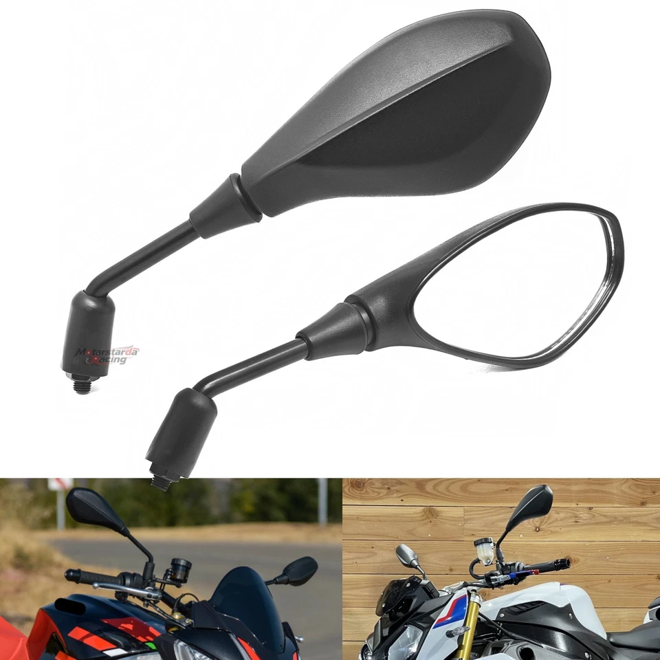 Espejos retrovisores laterales para Kawasaki KLR650 VERSYS X 250 Z250SL Z900 SE Z1000R Foto 4 de 4