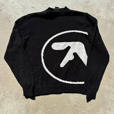 Men's Sweater Aphex Twin Knit Winter Oversized Vintage Long Sleeve