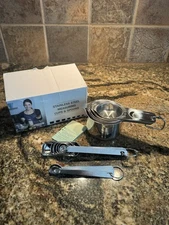 Measuring Cups & Spoons Set Stainless Steel 7 Nesting Measuring Cups & 12 spoons