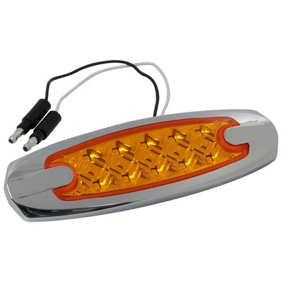 RoadPro RP1370AD 4.75 Inch x 1.25 Inch Diamond Lens Sealed LED Light 2-Wire LED 