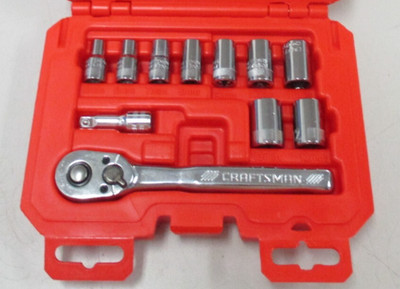 Craftsman 11pc 1/4'' Drive Metric Mechanics Tool Set CMMT34861