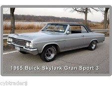 1965 Buick Skylark Gran Sport 3  Refrigerator / Tool Box Magnet  Man Cave