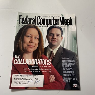 2008 Mar 3 Federal Computer Week Magazine The Collaboration (CP109) | eBay