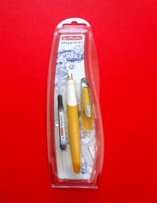 Herlitz Füller Patrone my.pen senf/weiß Patronenfüller