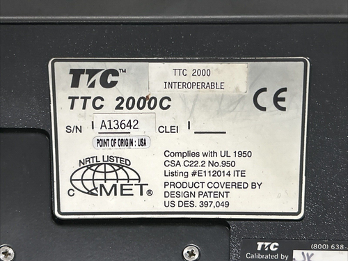 TTC 2000 TestPad T-BERD 2207 *Pad w/ac adapter* - Afbeelding 12 van 13