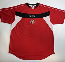 Vintage Joma Costa Rica Futbol Football Soccer Jersey Kit Red Men’s Size XL