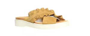 Vionic Womens Leila Azalea Wheat Slides Size 8 | eBay