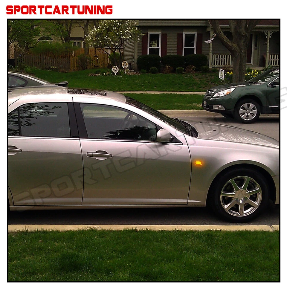 Led Side Marker Turn Signal Light For Cadillac STS STS-V 2005-2011 XLR SRX 04-09 Foto 3 de 4