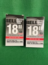 2-Bell Bicycle Inner Tube 18" x 1.75" -2.25" Standard Valve New